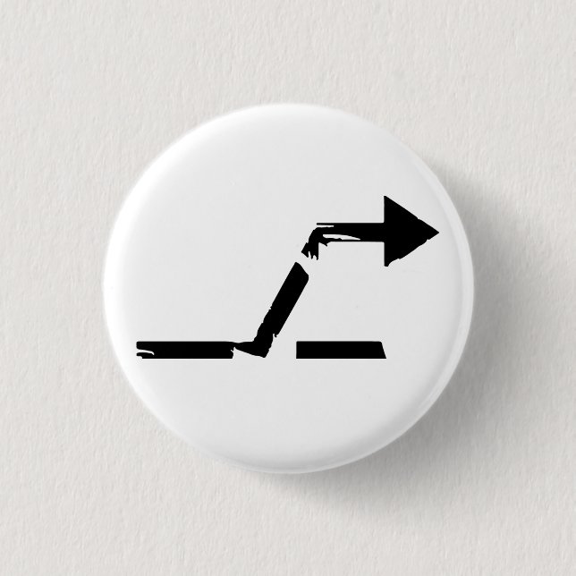 Badge Rond 2,50 Cm Épine Alterhumaine Alt-H (Devant)