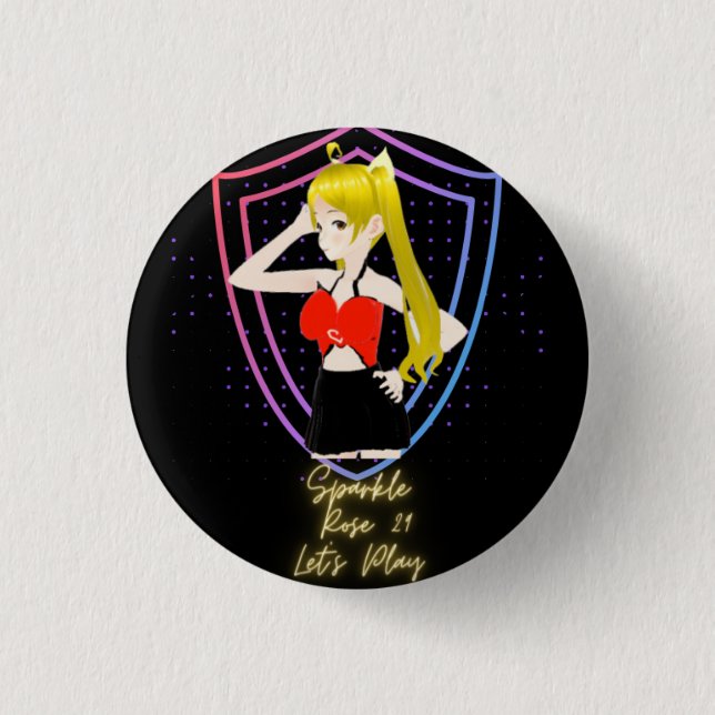 Badge Rond 2,50 Cm Épingle (Devant)
