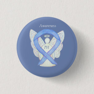 Badge Rond 2,50 Cm Épingle à ruban de sensibilisation à l'hypertensio