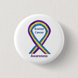 Badge Rond 2,50 Cm Épingle à ruban de sensibilisation au cancer de la