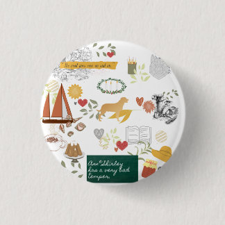 Badge Rond 2,50 Cm Épingle de club de livres