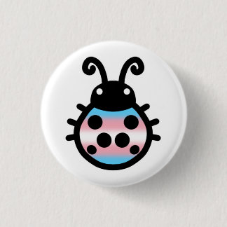 Badge Rond 2,50 Cm Épingle de fierté transgenre coccinelle
