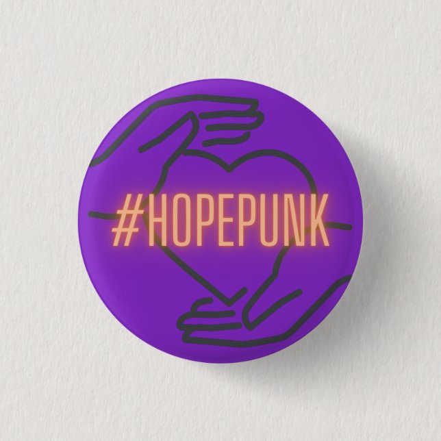 Badge Rond 2,50 Cm Épingle HopePunk (Devant)