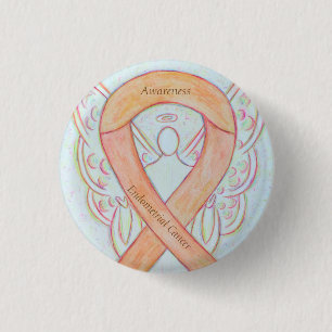 Badge Rond 2,50 Cm Épingles à ruban pour sensibilisation au cancer de