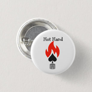 Badge Rond 2,50 Cm Épique et chips de flammes