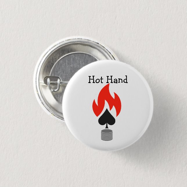 Badge Rond 2,50 Cm Épique et chips de flammes (Devant & derrière)