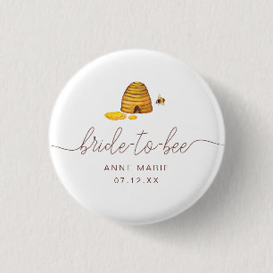 Badge Rond 2,50 Cm Épouse à Bee