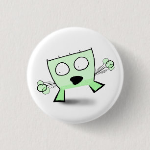 Badge Rond 2,50 Cm Équilibrage de type de triangle jeune