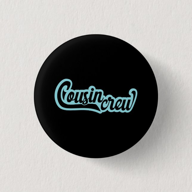 Badge Rond 2,50 Cm Équipage Cousin (Devant)