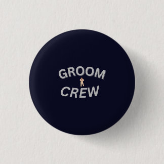 Badge Rond 2,50 Cm Équipe du marié | Bouton de la fête de mariage