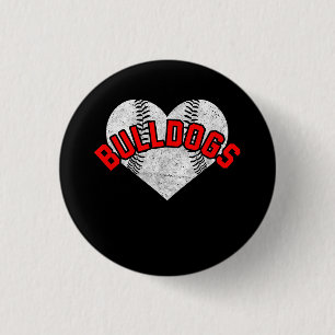 Badge Rond 2,50 Cm Équipe mascot de baseball