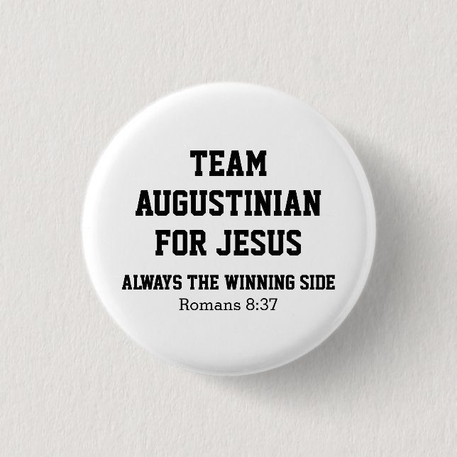 BADGE ROND 2,50 CM ÉQUIPE PERSONNALISÉE JESUS (Devant)