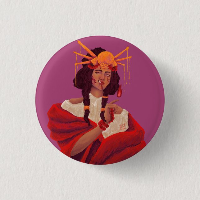 Badge Rond 2,50 Cm Esencia de jazmín  (Devant)