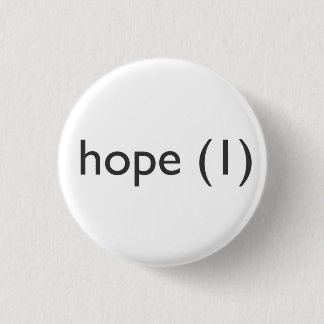 Badge Rond 2,50 Cm Espoir (1), bouton