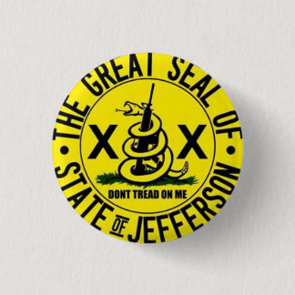 Badge Rond 2,50 Cm État de Jefferson