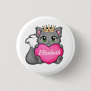 Badge Rond 2,50 Cm Étiquette Bouton du nom de la petite souris person
