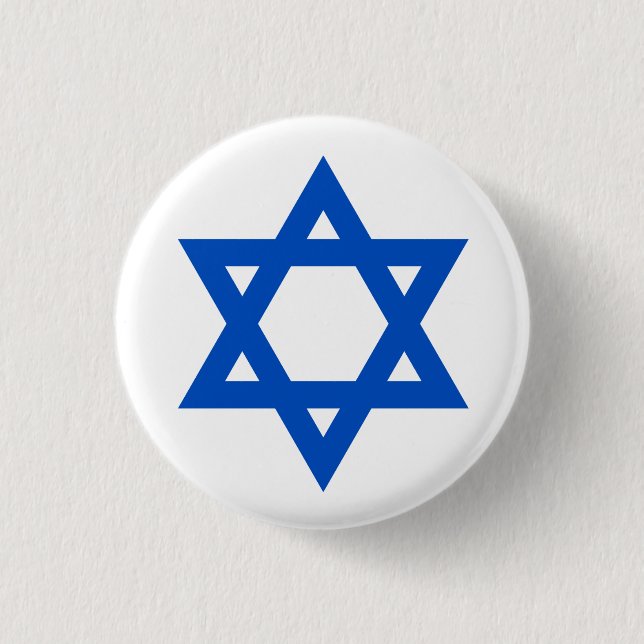BADGE ROND 2,50 CM "ÉTOILE DE DAVID " (Devant)