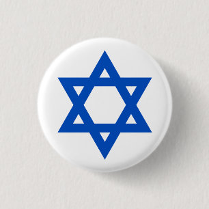 BADGE ROND 2,50 CM "ÉTOILE DE DAVID "