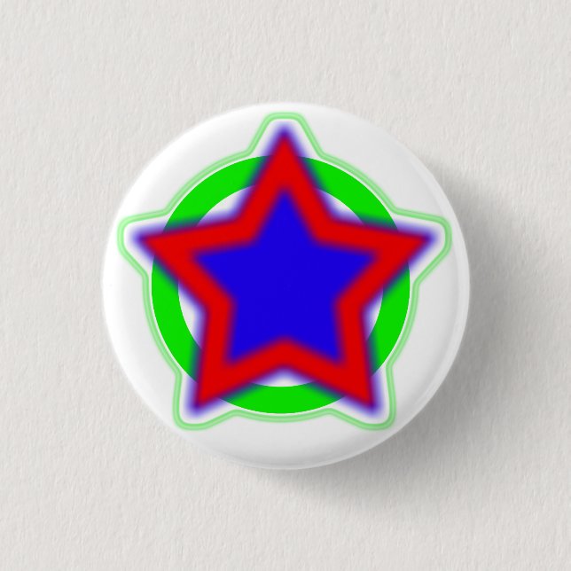 Badge Rond 2,50 Cm Étoile superbe (Devant)