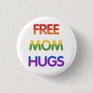 Badge Rond 2,50 Cm Étreintes libres de maman