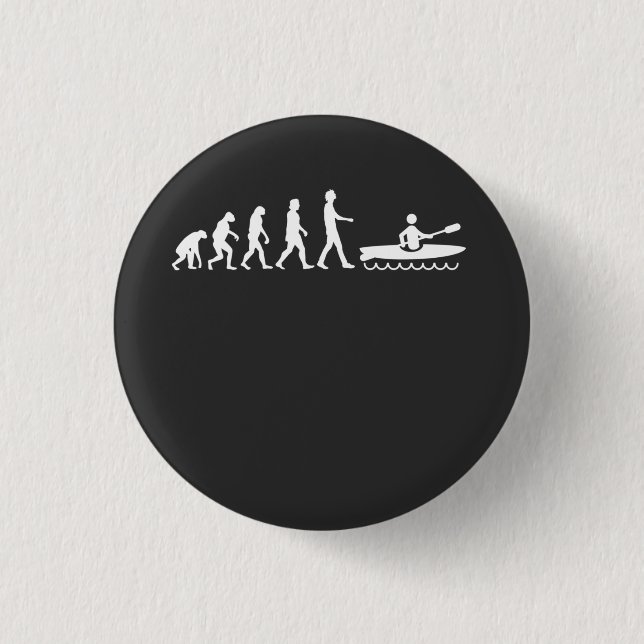 Badge Rond 2,50 Cm Évolution du kayak (Devant)