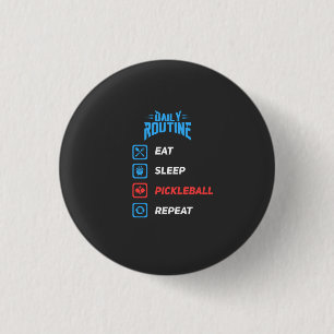 Badge Rond 2,50 Cm Évolution du Pickleball
