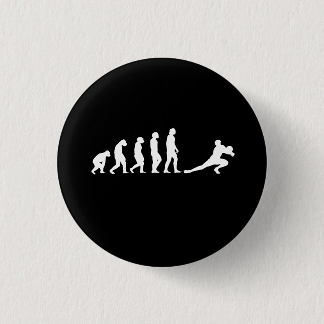 Badge Rond 2,50 Cm Évolution du volley-ball (Devant)