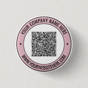 Badge Rond 2,50 Cm Exemple de bouton promotionnel d'entreprise avec c