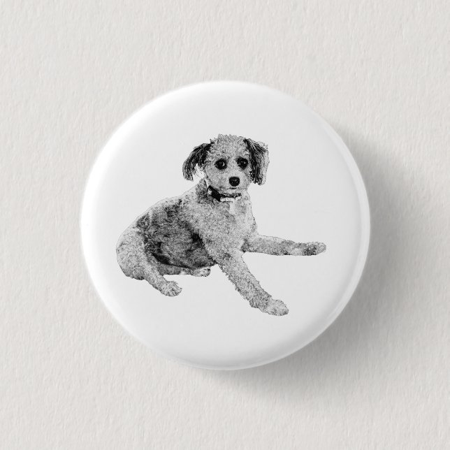 Badge Rond 2,50 Cm Expression aimable, artisanat subtil (Devant)