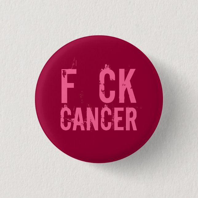 BADGE ROND 2,50 CM F CANCER DU CK (Devant)