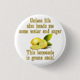 Badge Rond 2,50 Cm Fabrication de la limonade