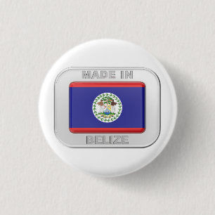 Badge Rond 2,50 Cm Fabriqué au Belize