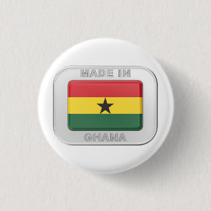 Badge Rond 2,50 Cm Fabriqué au Ghana