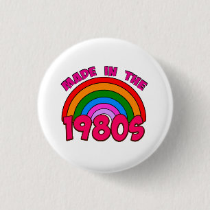 Badge Rond 2,50 Cm Fabriqué dans les années 1980