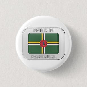 Badge Rond 2,50 Cm Fabriqué en Dominique