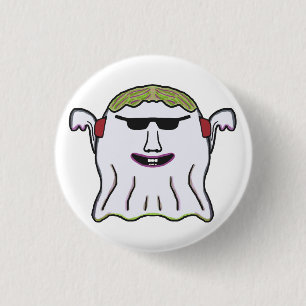 Badge Rond 2,50 Cm Fantôme cool