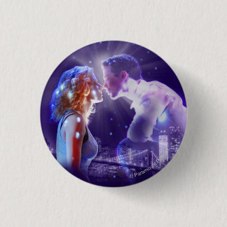 Badge Rond 2,50 Cm FANTÔME - le logo musical