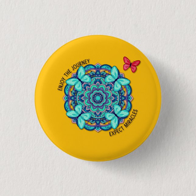 Badge Rond 2,50 Cm Faux Wrapped Canvas Print (Devant)