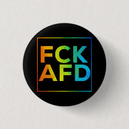 Badge Rond 2,50 Cm FCK AFD mit Rahmen schwarz