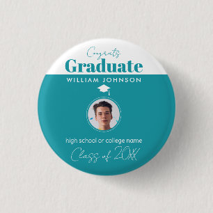 Badge Rond 2,50 Cm Félicats Classe de diplômés de 2023