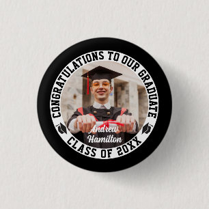 Badge Rond 2,50 Cm Félicitations À Nos Diplômés Photo