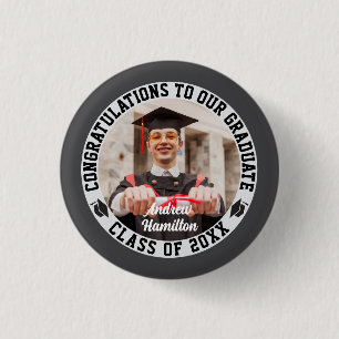 Badge Rond 2,50 Cm Félicitations À Nos Diplômés Photo
