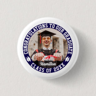Badge Rond 2,50 Cm Félicitations À Nos Diplômés Photo