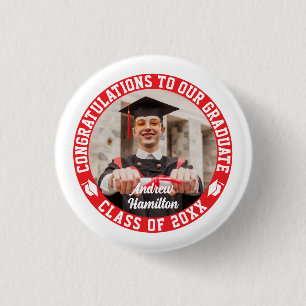 Badge Rond 2,50 Cm Félicitations À Nos Diplômés Photo