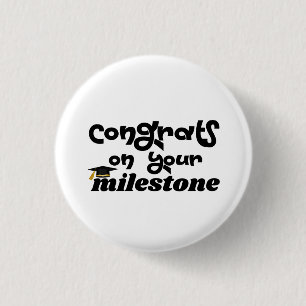 Badge Rond 2,50 Cm Félicitations pour votre remise de diplôme excepti