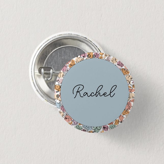 Badge Rond 2,50 Cm féministe amusante (Devant & derrière)