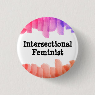 Badge Rond 2,50 Cm Féministe intersectaire
