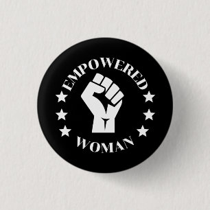Badge Rond 2,50 Cm Femme autonome