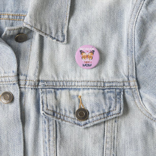 Badge Rond 2,50 Cm Femme, femme, patron, super maman
