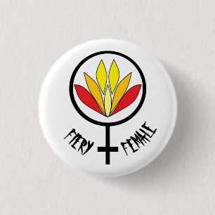 Badge Rond 2,50 Cm Femme fière